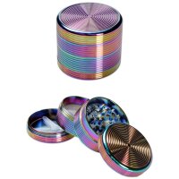 Grinder en métal - rainbow effect 4 pcs. Ø...