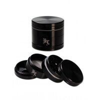 Grinder Black Leaf en aluminium 4 pcs. anodisé...